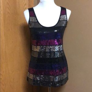 ECU DKNYC sequins tank top